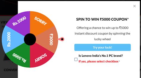 lenovo spin the wheel